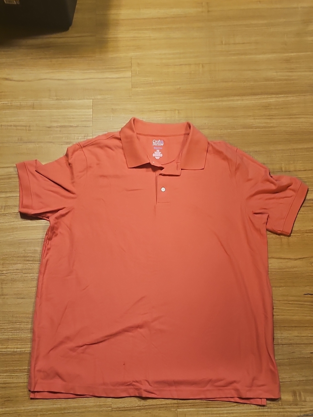 Coral Men's Polo Shirt - Soft Performance Short Sleeve Size 2XB